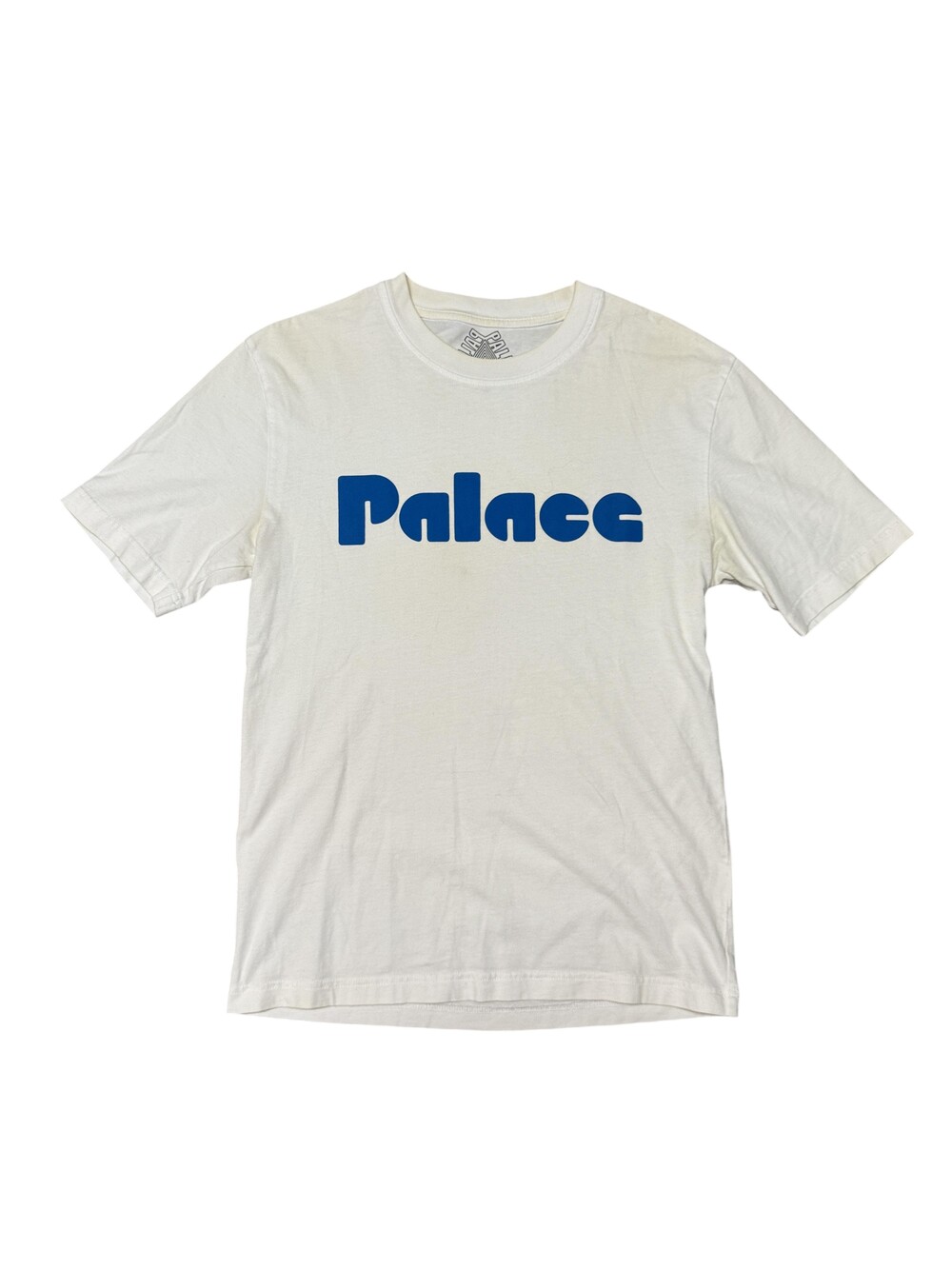 Palace Shirt Mens Small White Blue Logo Graphic Tee Streetwear Skateboarding